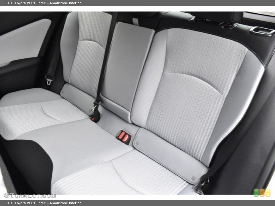 Moonstone Interior Rear Seat for the 2018 Toyota Prius Three #124799778