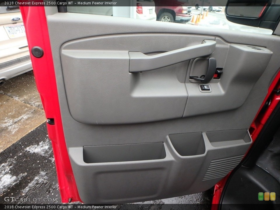 Medium Pewter Interior Door Panel for the 2018 Chevrolet Express 2500 Cargo WT #124816434