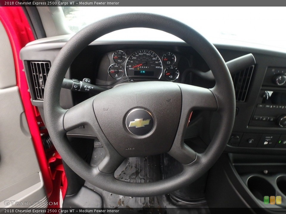 Medium Pewter Interior Steering Wheel for the 2018 Chevrolet Express 2500 Cargo WT #124816482
