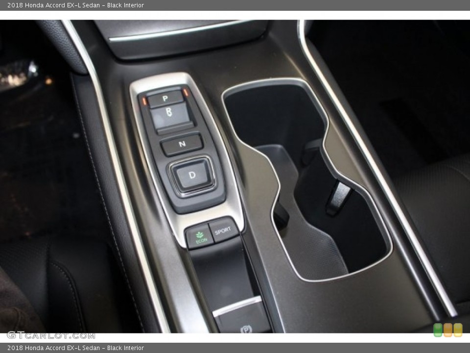 Black Interior Transmission for the 2018 Honda Accord EX-L Sedan #124825396