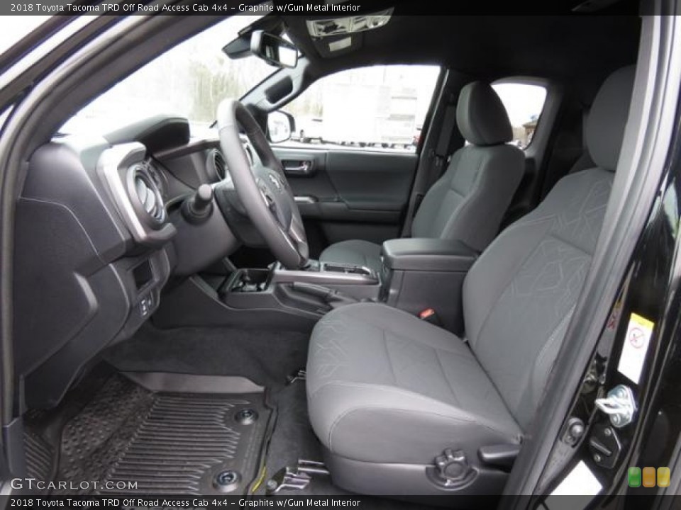 Graphite w/Gun Metal Interior Photo for the 2018 Toyota Tacoma TRD Off Road Access Cab 4x4 #124826578