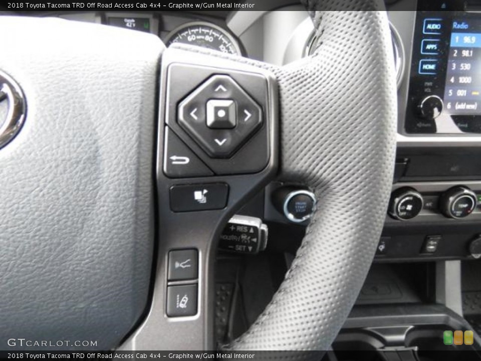Graphite w/Gun Metal Interior Controls for the 2018 Toyota Tacoma TRD Off Road Access Cab 4x4 #124826650