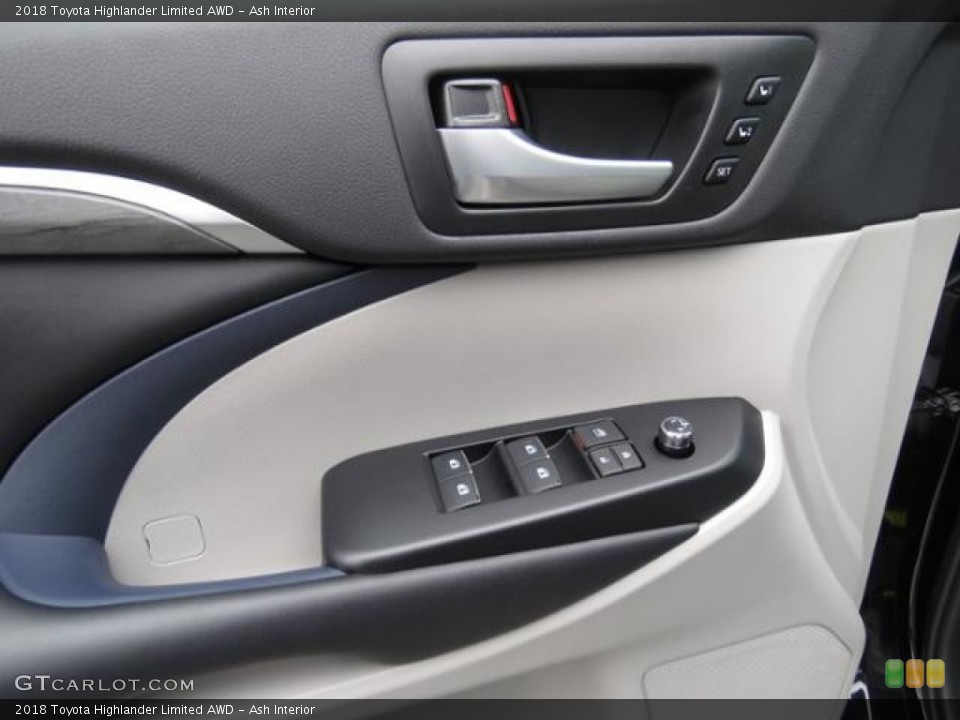 Ash Interior Controls for the 2018 Toyota Highlander Limited AWD #124827772