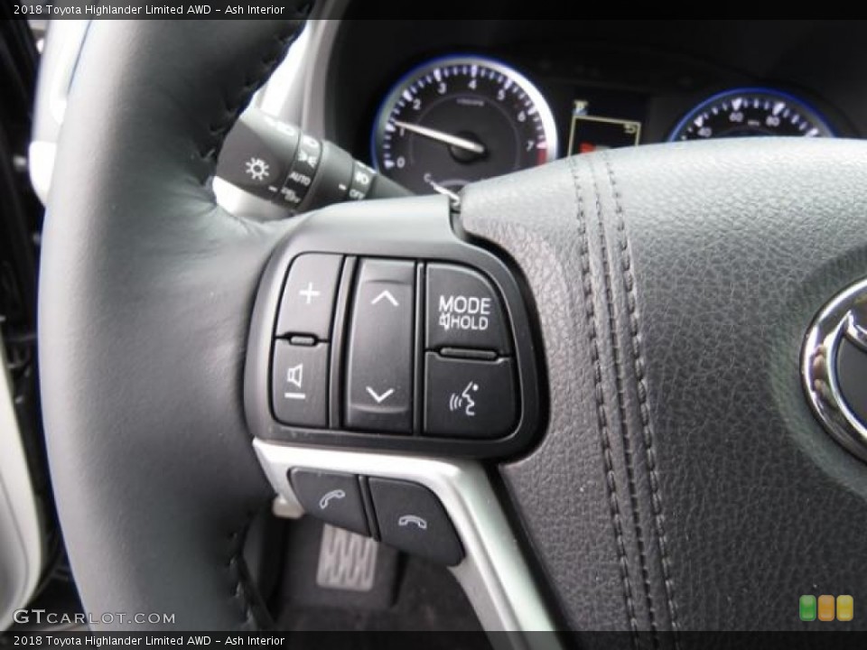 Ash Interior Controls for the 2018 Toyota Highlander Limited AWD #124827832