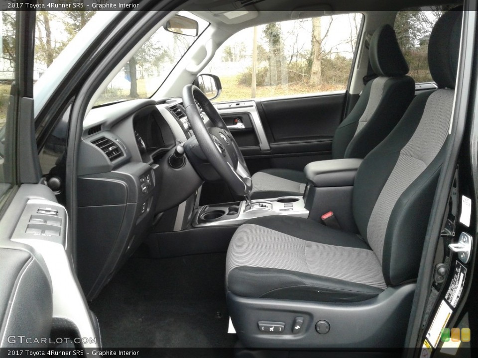 Graphite Interior Photo for the 2017 Toyota 4Runner SR5 #124828799