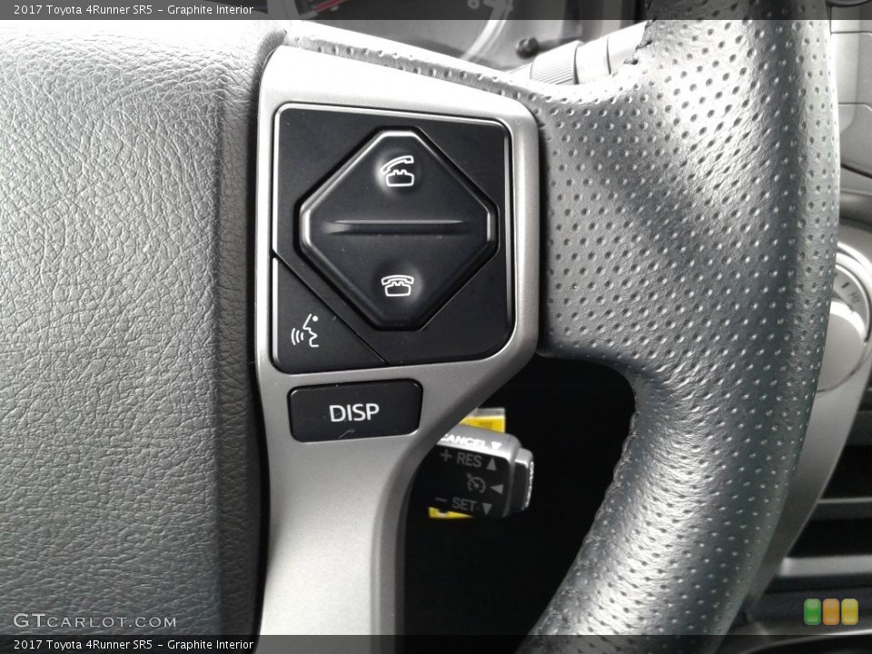 Graphite Interior Controls for the 2017 Toyota 4Runner SR5 #124829125