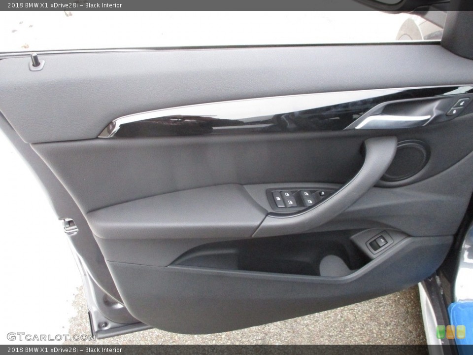 Black Interior Door Panel for the 2018 BMW X1 xDrive28i #124829668