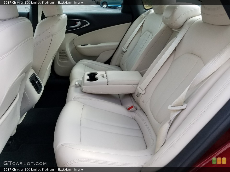 Black/Linen Interior Rear Seat for the 2017 Chrysler 200 Limited Platinum #124830720