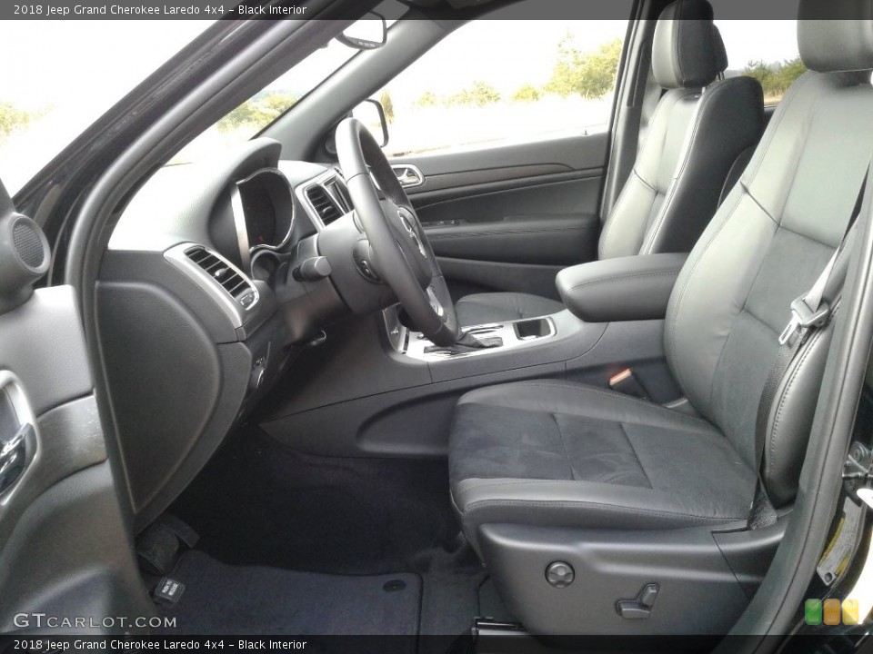 Black Interior Front Seat for the 2018 Jeep Grand Cherokee Laredo 4x4 #124831279