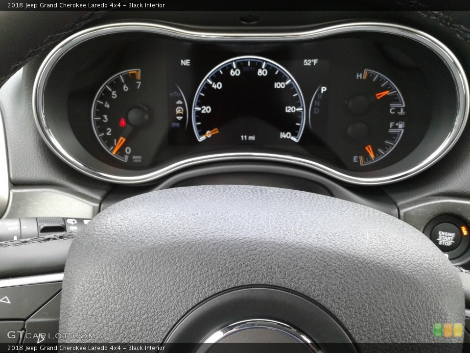 Black Interior Gauges for the 2018 Jeep Grand Cherokee Laredo 4x4 #124831507
