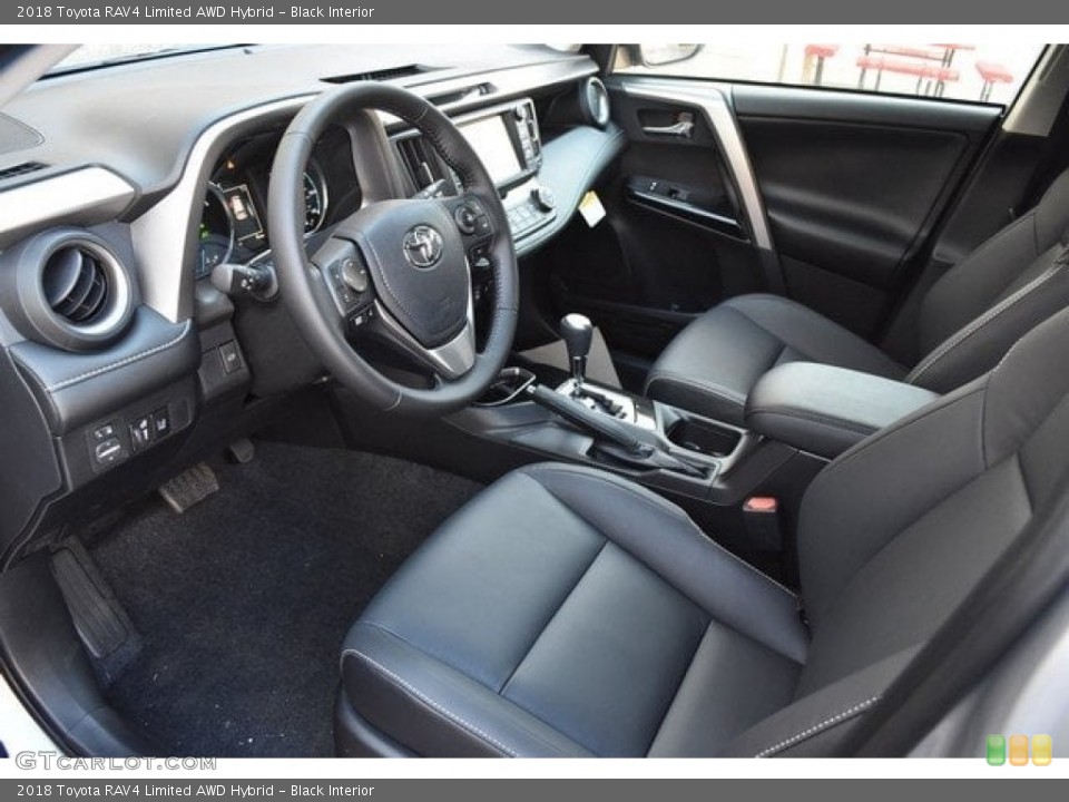 Black Interior Photo for the 2018 Toyota RAV4 Limited AWD Hybrid #124831666