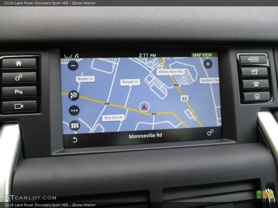 Ebony Interior Navigation for the 2018 Land Rover Discovery Sport HSE #124831795
