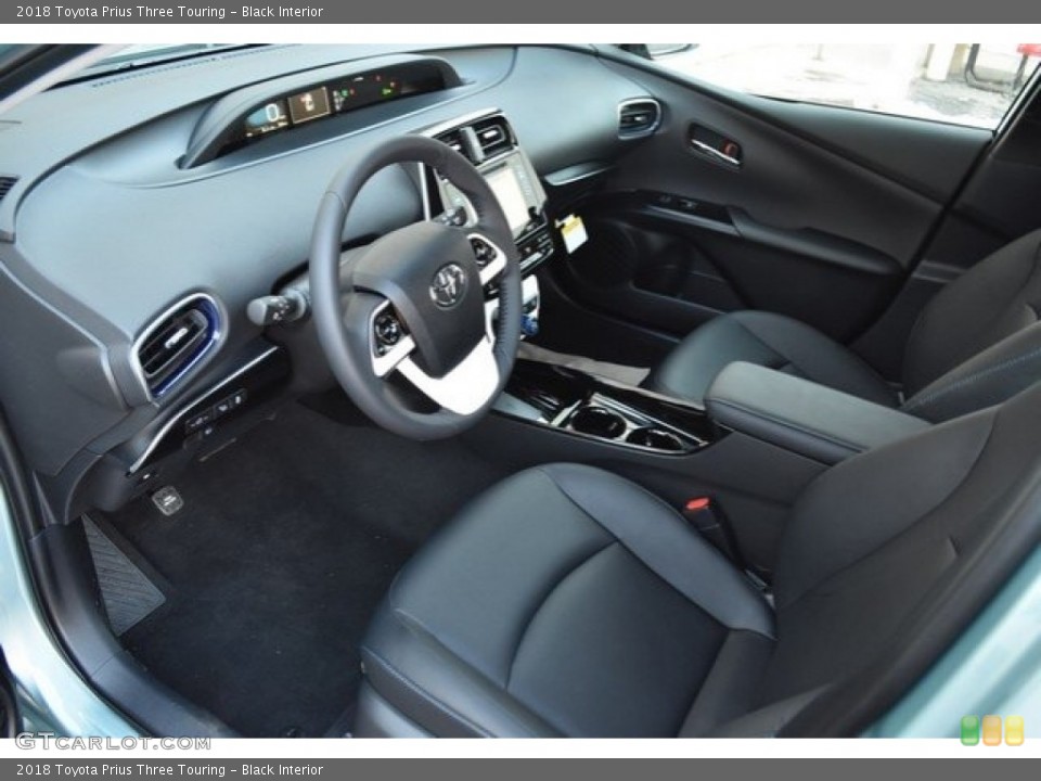 Black Interior Photo for the 2018 Toyota Prius Three Touring #124832649