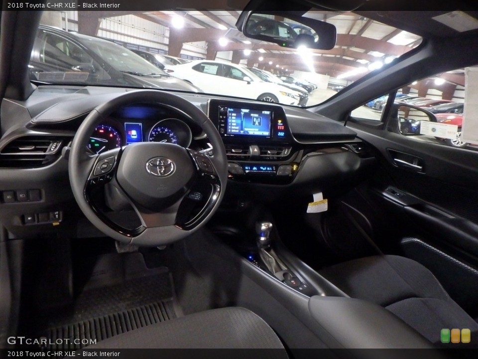 Black Interior Photo for the 2018 Toyota C-HR XLE #124839175