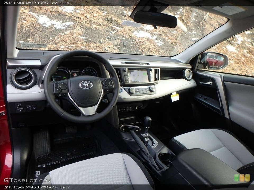 Ash Interior Photo for the 2018 Toyota RAV4 XLE AWD #124839514