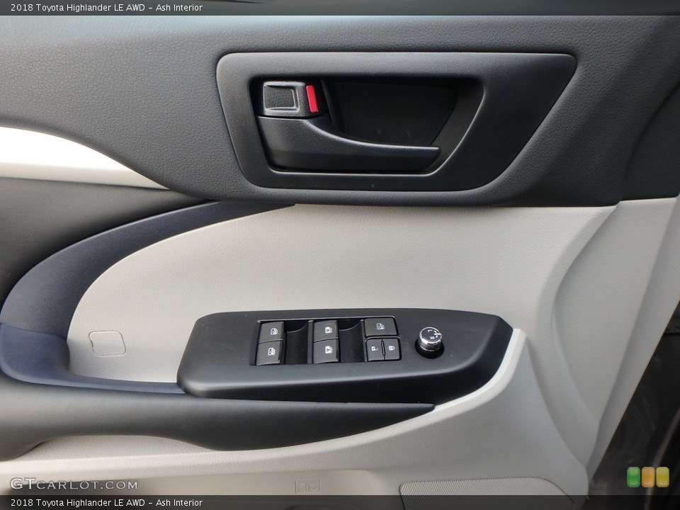 Ash Interior Controls for the 2018 Toyota Highlander LE AWD #124840495