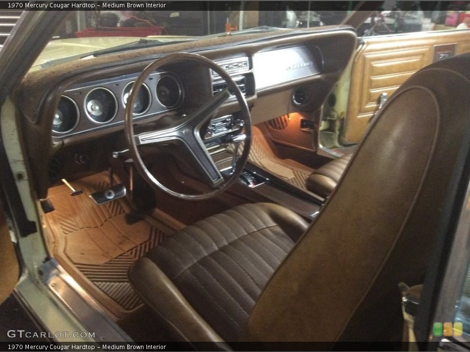 Medium Brown Interior Photo for the 1970 Mercury Cougar Hardtop #124843593