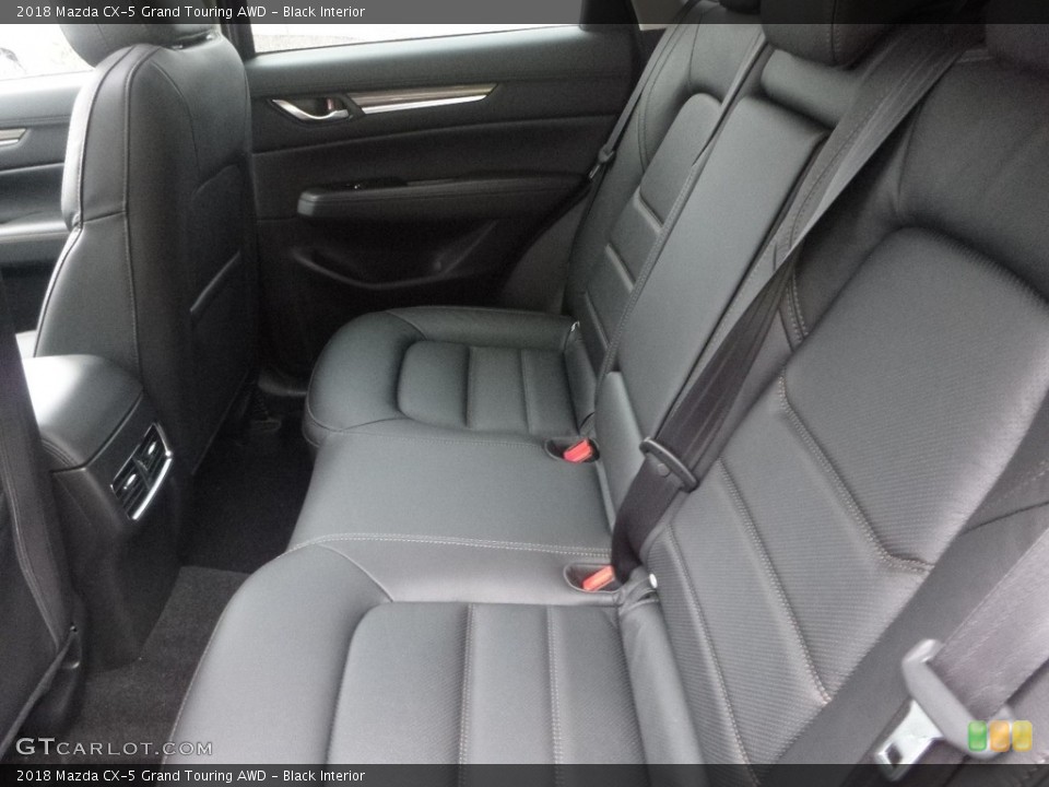 Black Interior Rear Seat for the 2018 Mazda CX-5 Grand Touring AWD #124844313