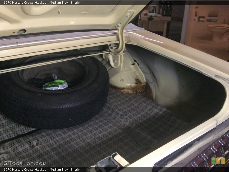Medium Brown Interior Trunk for the 1970 Mercury Cougar Hardtop #124844418