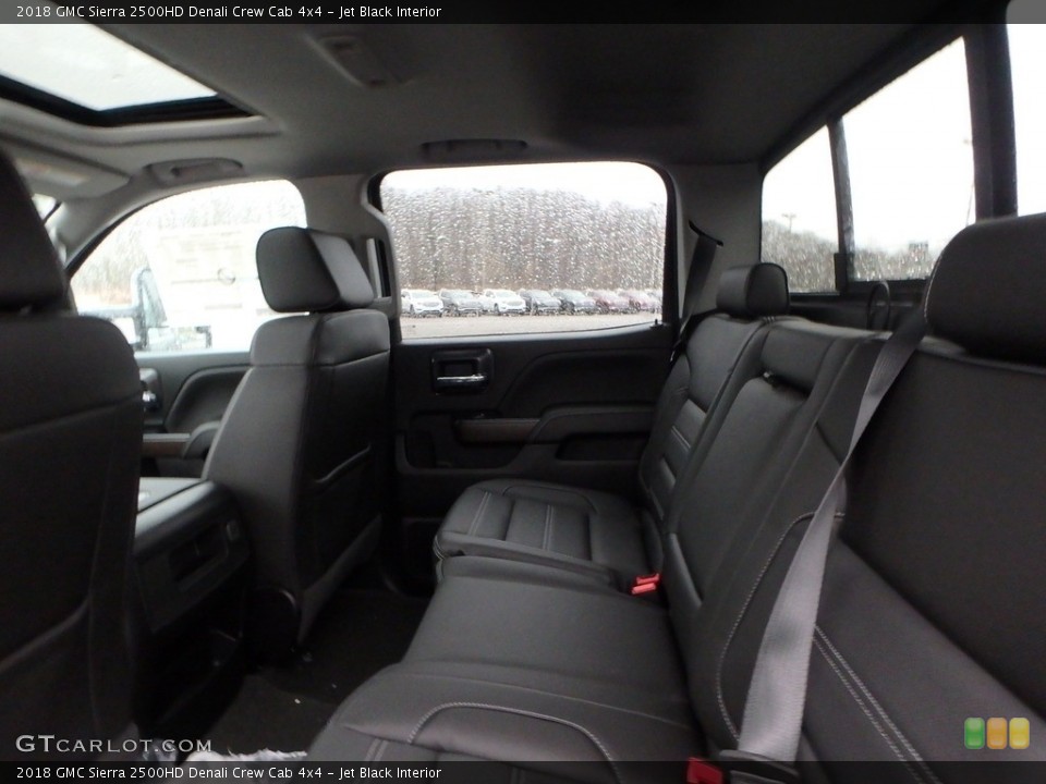 Jet Black Interior Rear Seat for the 2018 GMC Sierra 2500HD Denali Crew Cab 4x4 #124848903