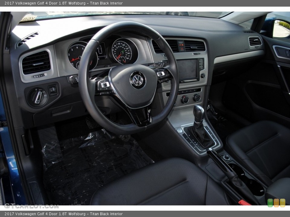 Titan Black Interior Dashboard for the 2017 Volkswagen Golf 4 Door 1.8T Wolfsburg #124851669