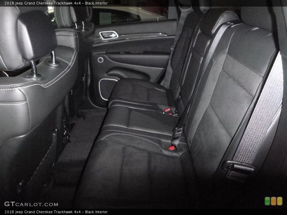 Black Interior Rear Seat for the 2018 Jeep Grand Cherokee Trackhawk 4x4 #124856508