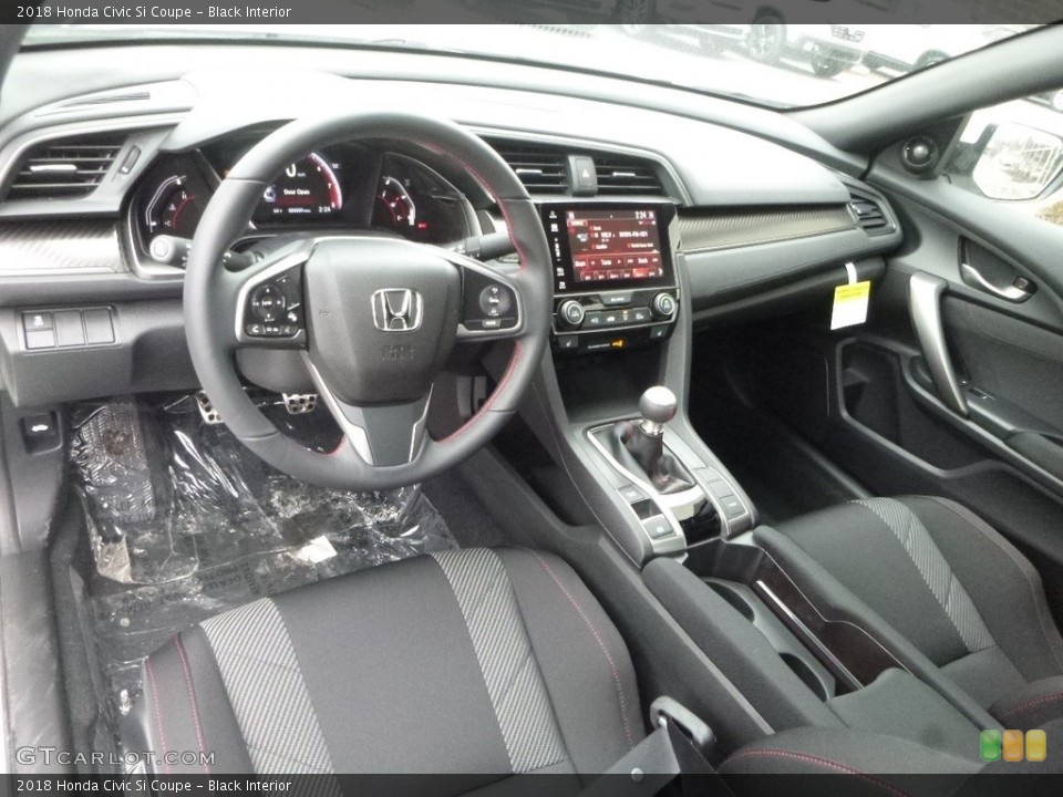Black Interior Photo for the 2018 Honda Civic Si Coupe #124874466