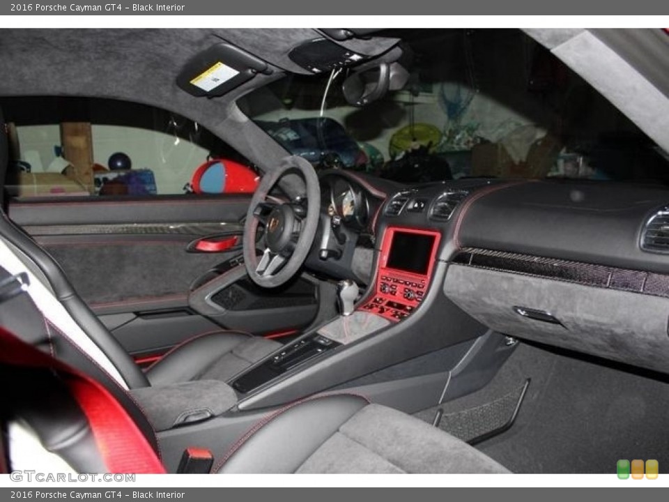 Black Interior Dashboard for the 2016 Porsche Cayman GT4 #124877532