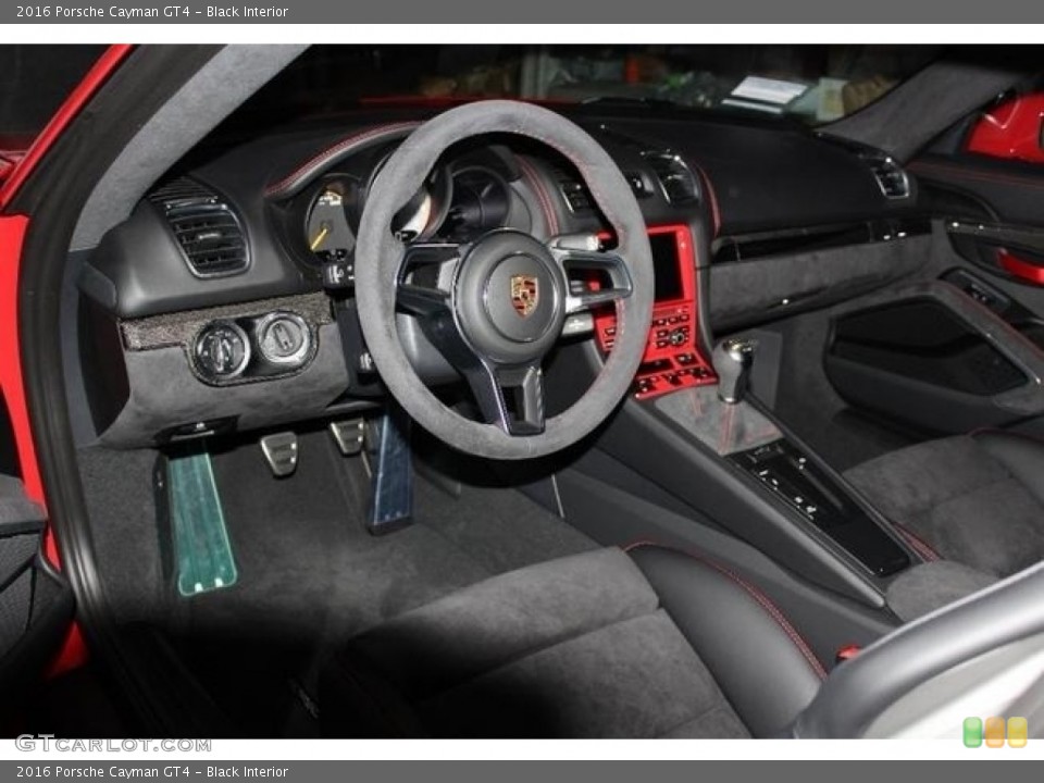 Black Interior Photo for the 2016 Porsche Cayman GT4 #124877550