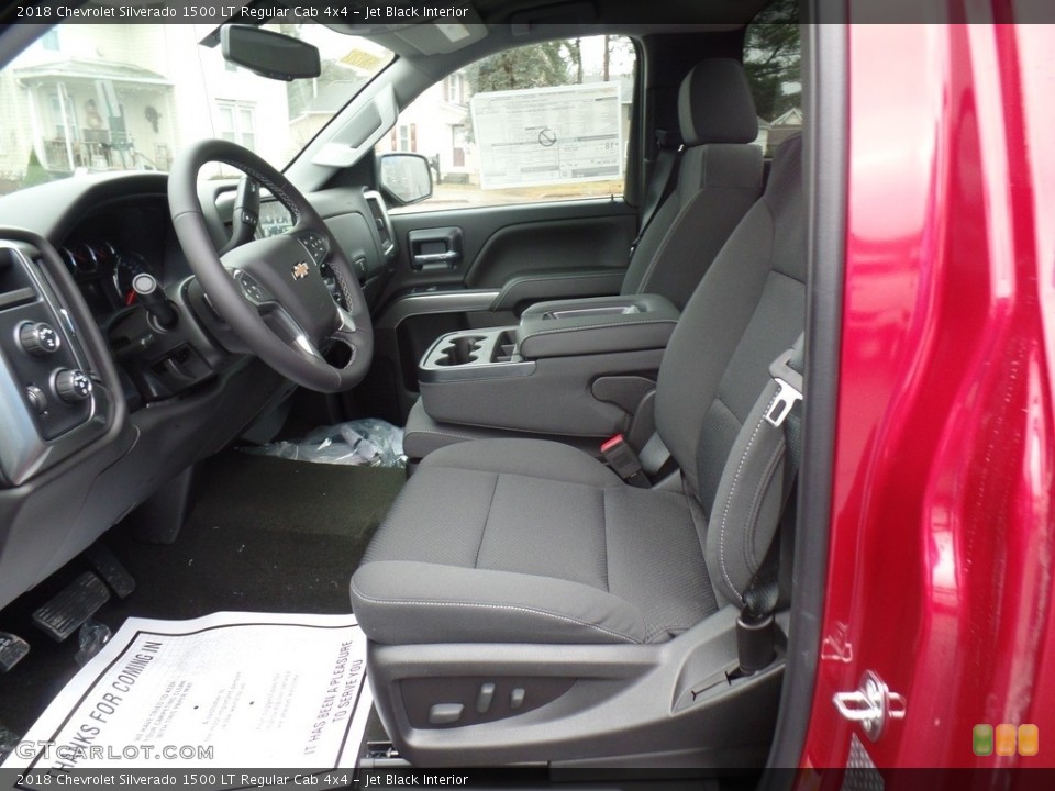 Jet Black Interior Photo for the 2018 Chevrolet Silverado 1500 LT Regular Cab 4x4 #124890420