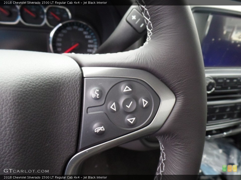 Jet Black Interior Controls for the 2018 Chevrolet Silverado 1500 LT Regular Cab 4x4 #124890435