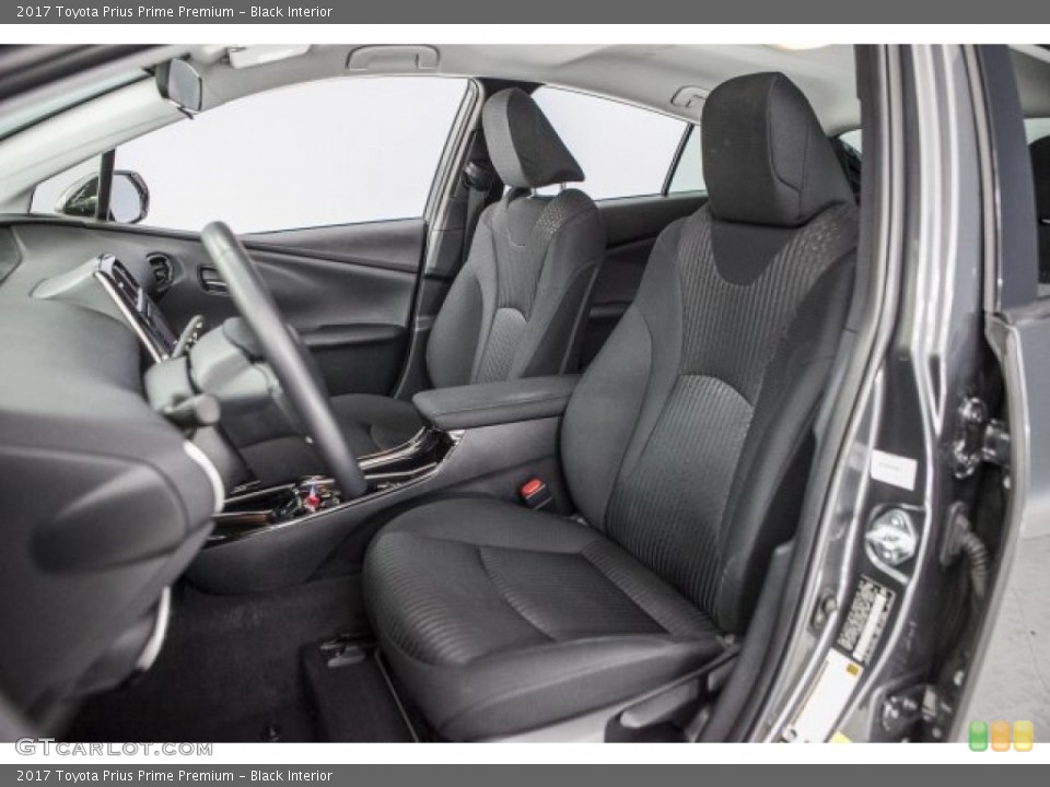 Black 2017 Toyota Prius Prime Interiors