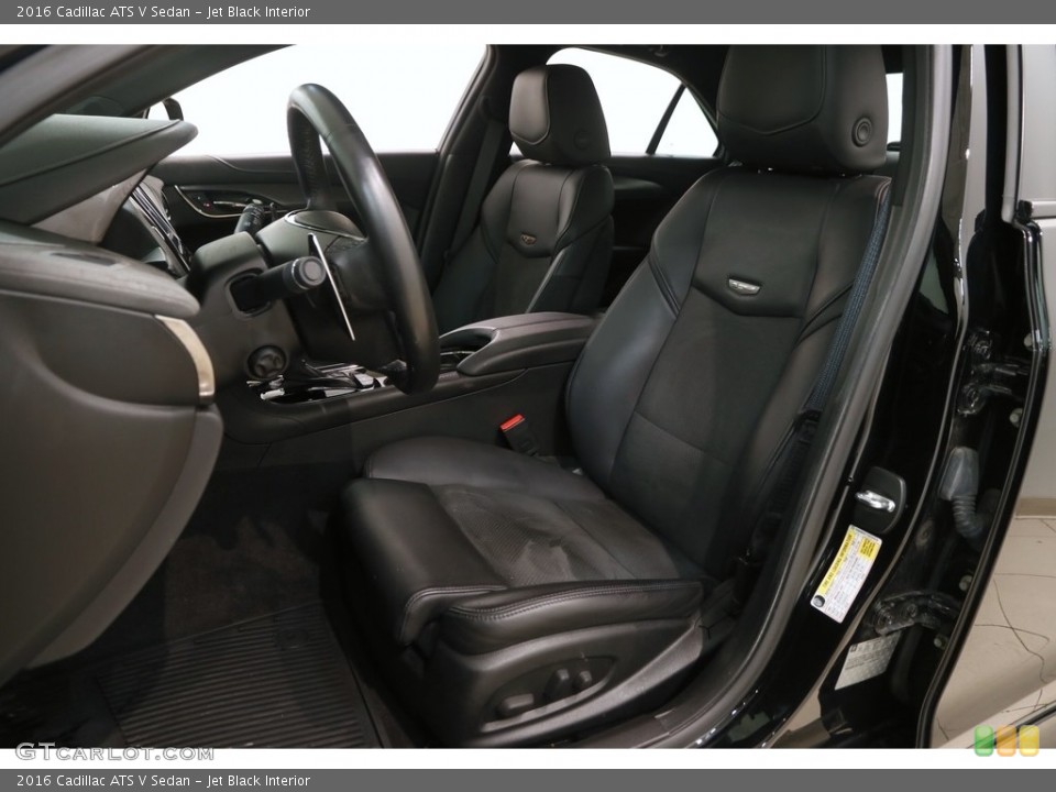 Jet Black Interior Front Seat for the 2016 Cadillac ATS V Sedan #124907000