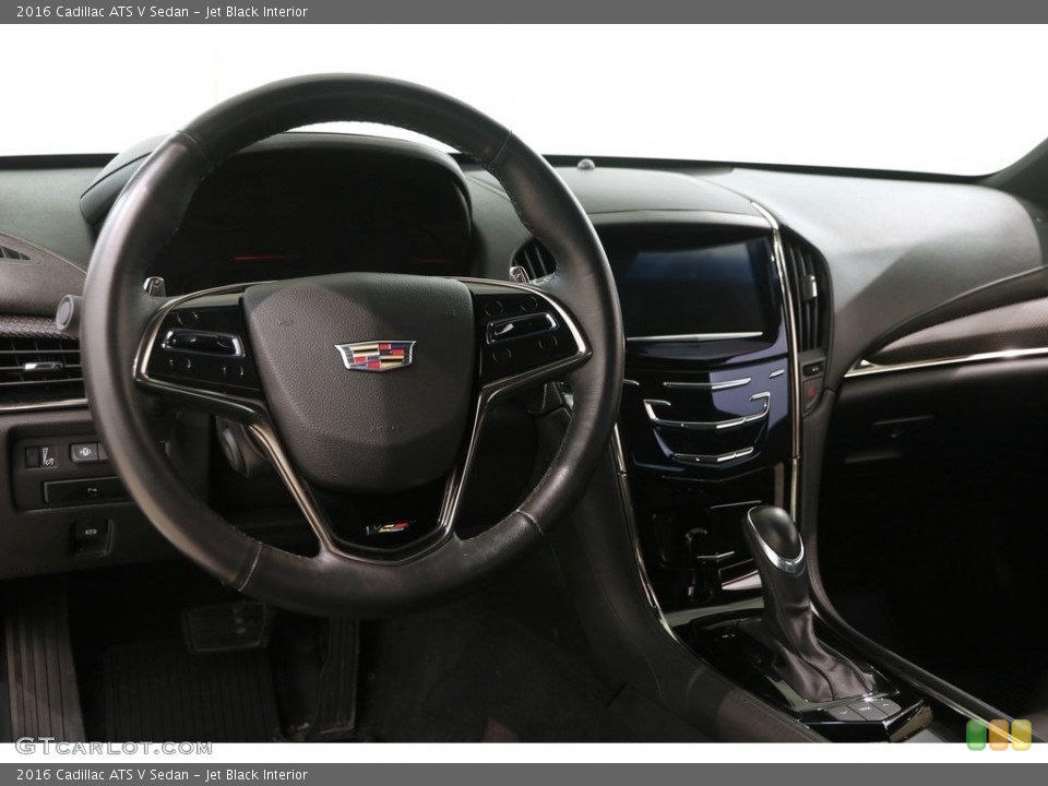 Jet Black Interior Dashboard for the 2016 Cadillac ATS V Sedan #124907012