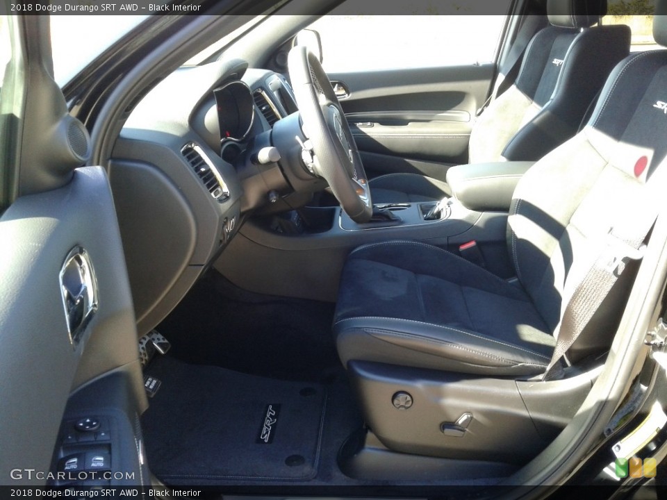 Black Interior Front Seat for the 2018 Dodge Durango SRT AWD #124913857