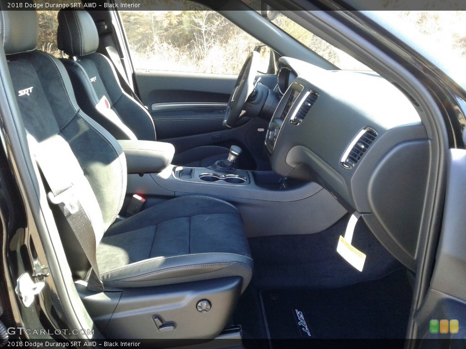 Black Interior Front Seat for the 2018 Dodge Durango SRT AWD #124913942