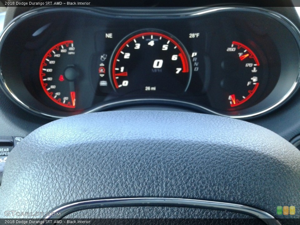 Black Interior Gauges for the 2018 Dodge Durango SRT AWD #124913981