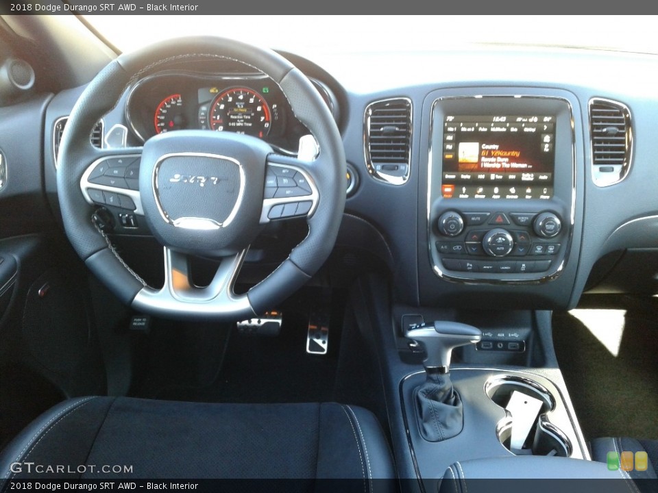 Black Interior Dashboard for the 2018 Dodge Durango SRT AWD #124914101