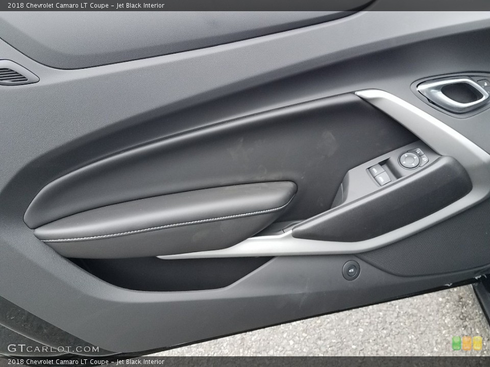 Jet Black Interior Door Panel for the 2018 Chevrolet Camaro LT Coupe #124915918