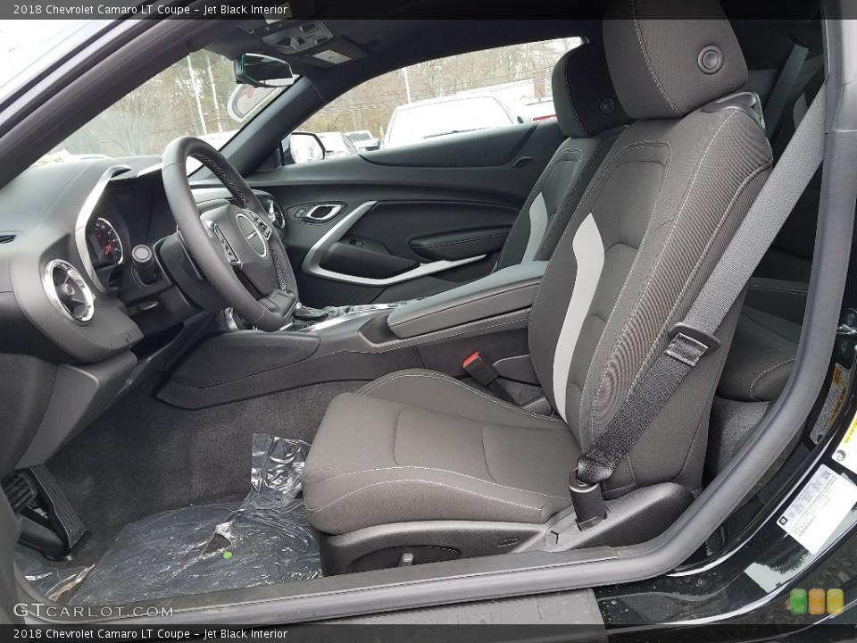 Jet Black Interior Front Seat for the 2018 Chevrolet Camaro LT Coupe #124915952