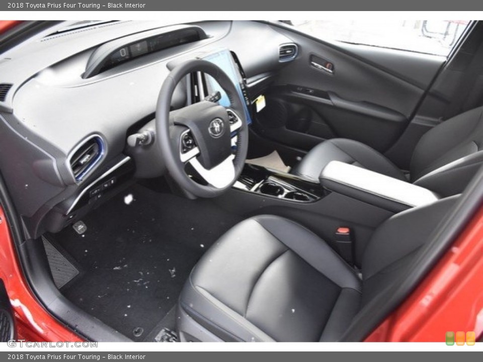 Black Interior Photo for the 2018 Toyota Prius Four Touring #124916006