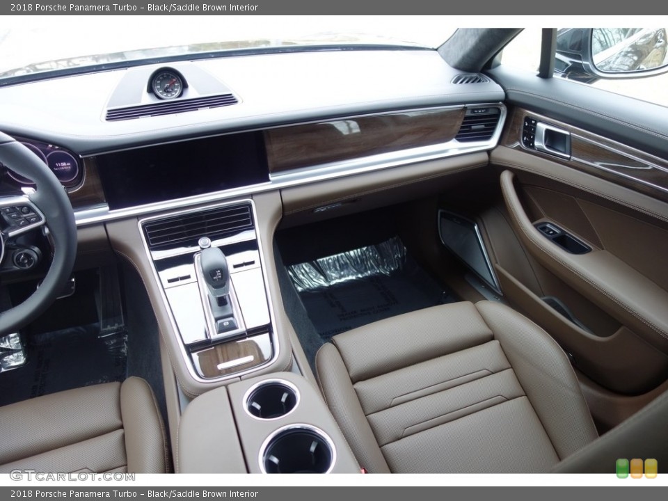 Black/Saddle Brown Interior Dashboard for the 2018 Porsche Panamera Turbo #124924334