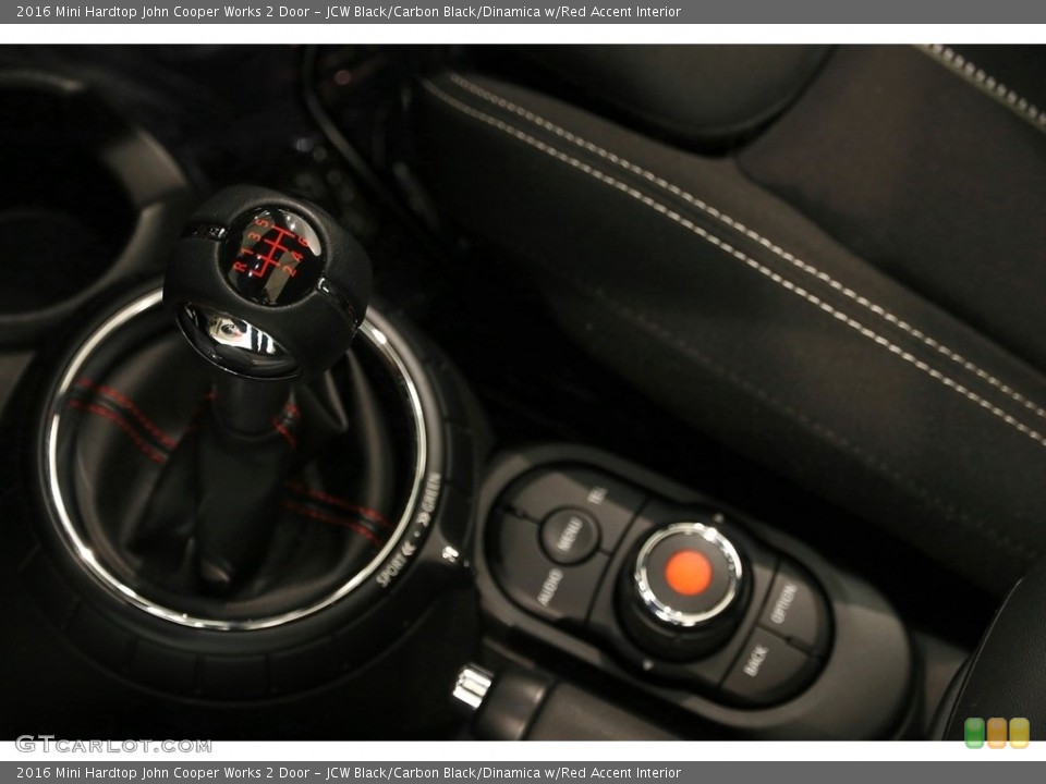 JCW Black/Carbon Black/Dinamica w/Red Accent Interior Transmission for the 2016 Mini Hardtop John Cooper Works 2 Door #124944988