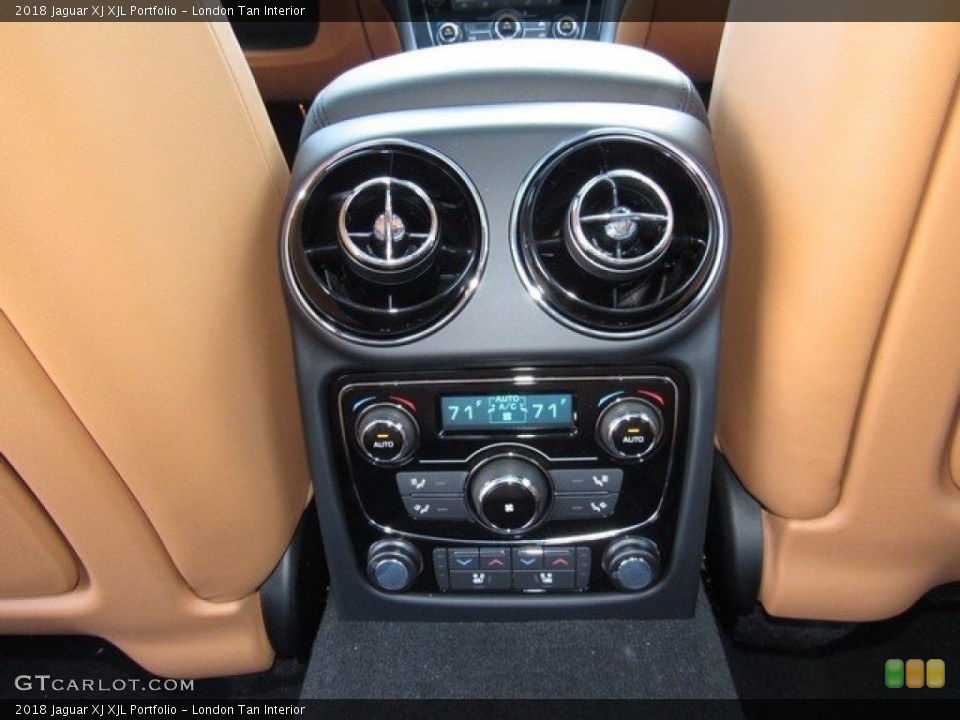 London Tan Interior Controls for the 2018 Jaguar XJ XJL Portfolio #124949515