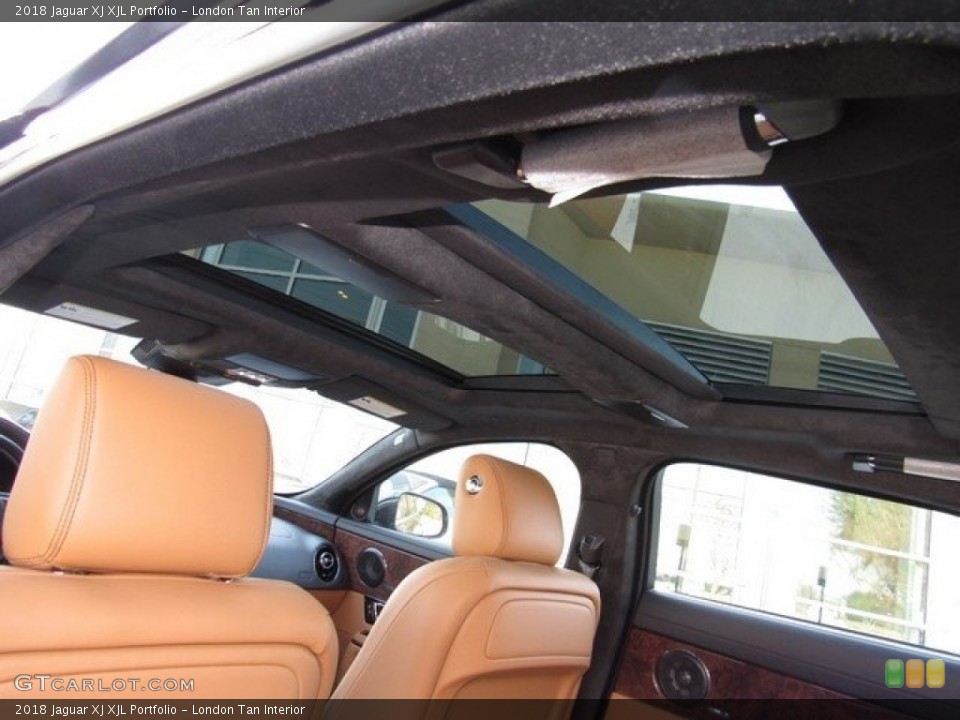 London Tan Interior Sunroof for the 2018 Jaguar XJ XJL Portfolio #124949533