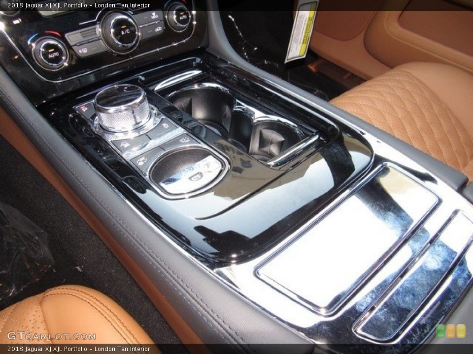 London Tan Interior Controls for the 2018 Jaguar XJ XJL Portfolio #124949650