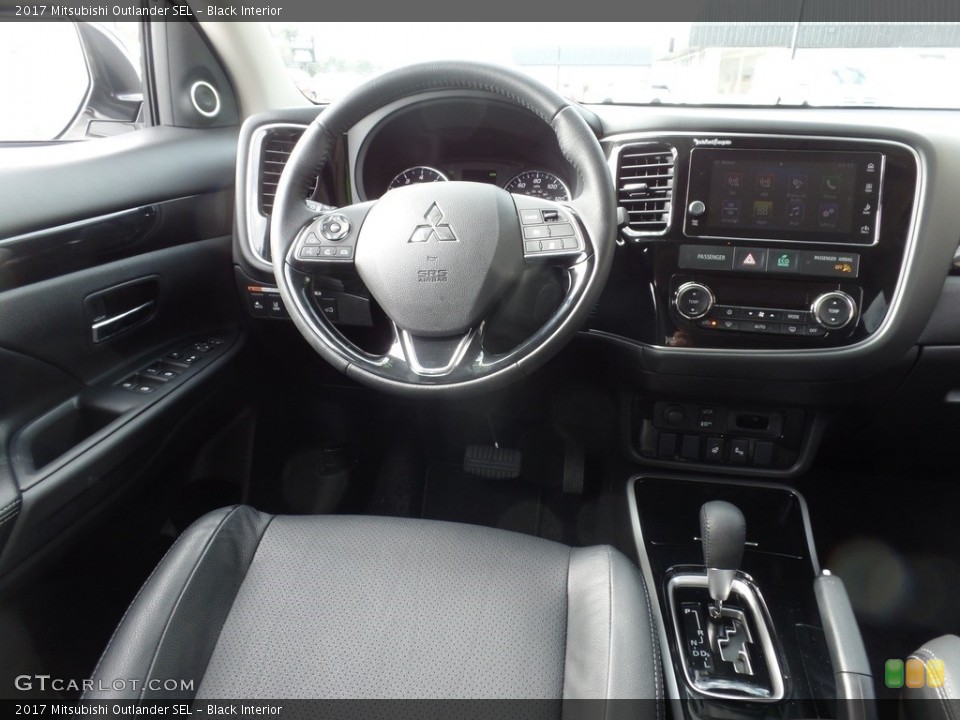 Black Interior Dashboard for the 2017 Mitsubishi Outlander SEL #124950703