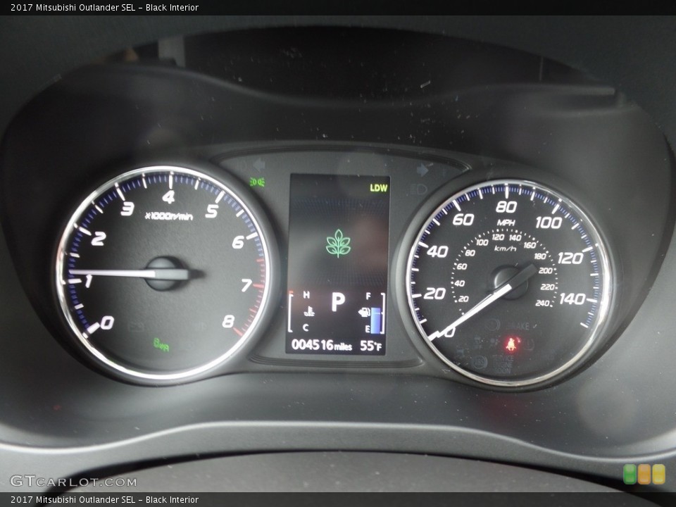Black Interior Gauges for the 2017 Mitsubishi Outlander SEL #124950724