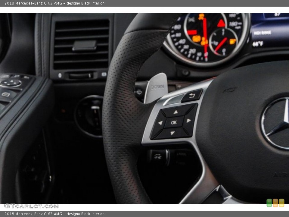 designo Black Interior Controls for the 2018 Mercedes-Benz G 63 AMG #124953832