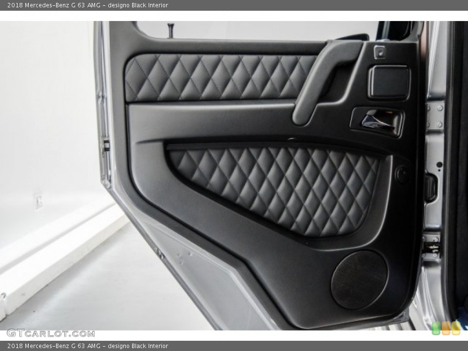 designo Black Interior Door Panel for the 2018 Mercedes-Benz G 63 AMG #124953850